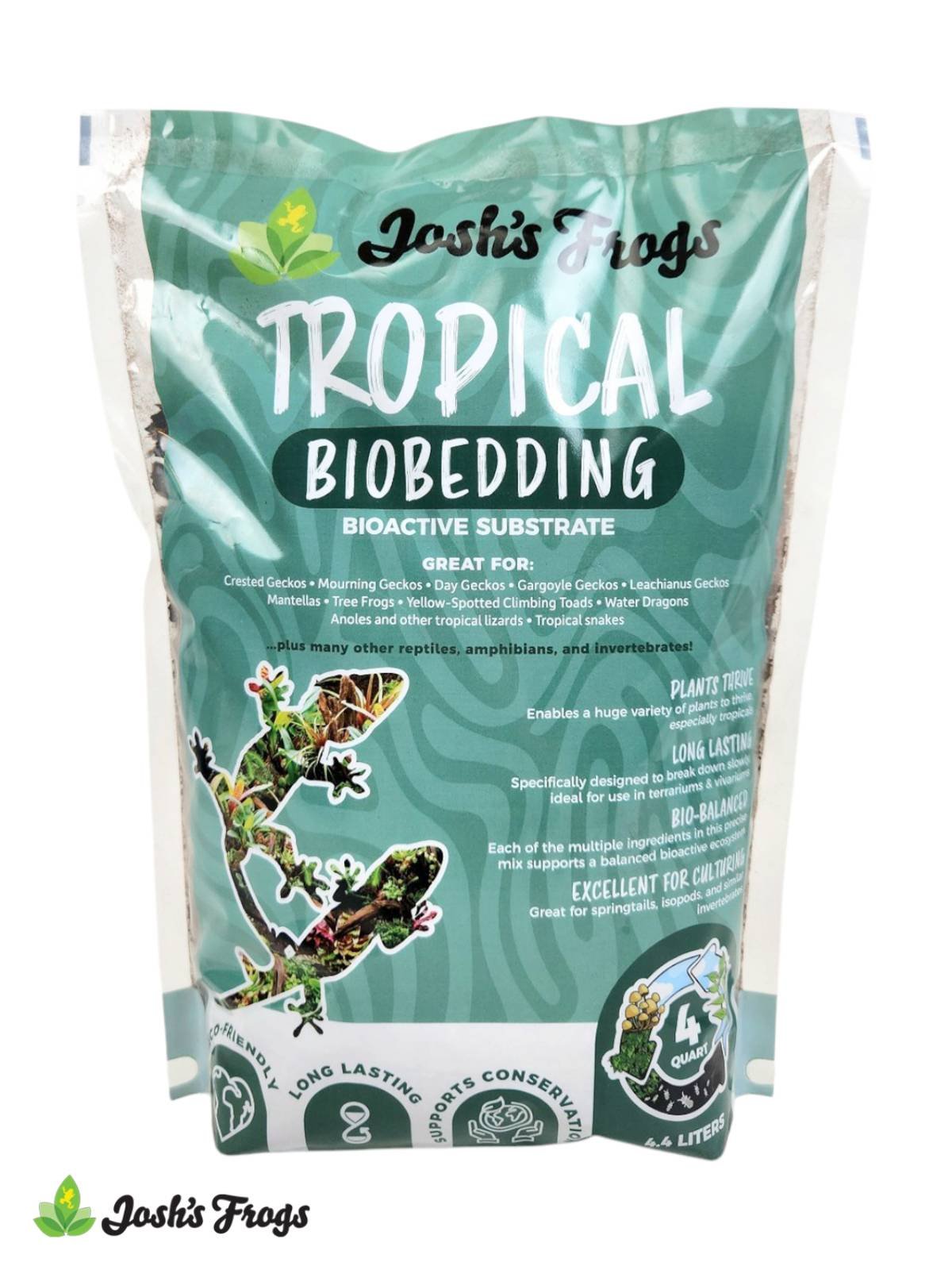 Josh's Frogs - "TROPICAL" Sustrato Bioactivo (4qrts)