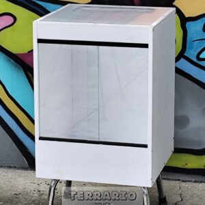 Terrario de PVC - Blanco (60cmx45cmx45cm)